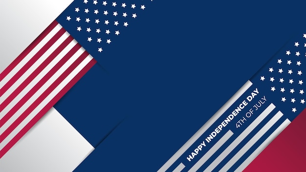 usa independence day background design template