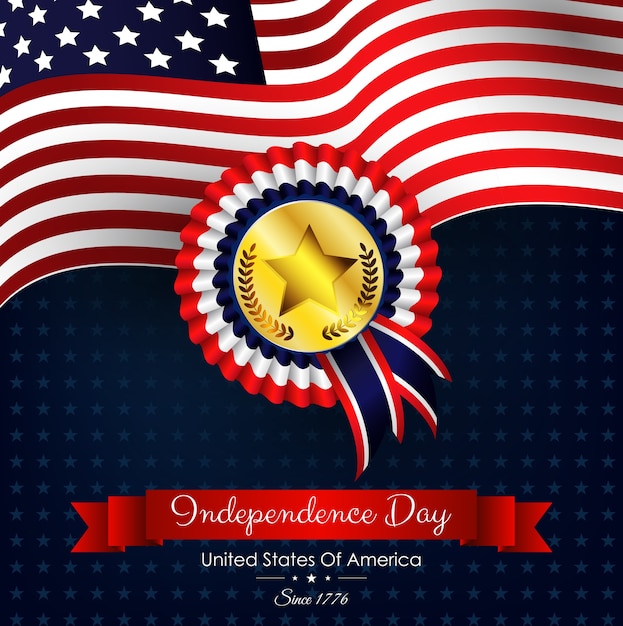 USA Independence day banner