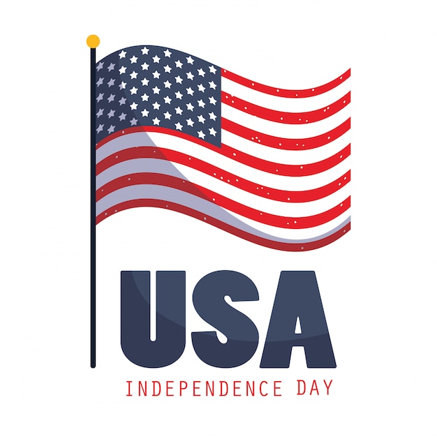 Usa independence day flag  