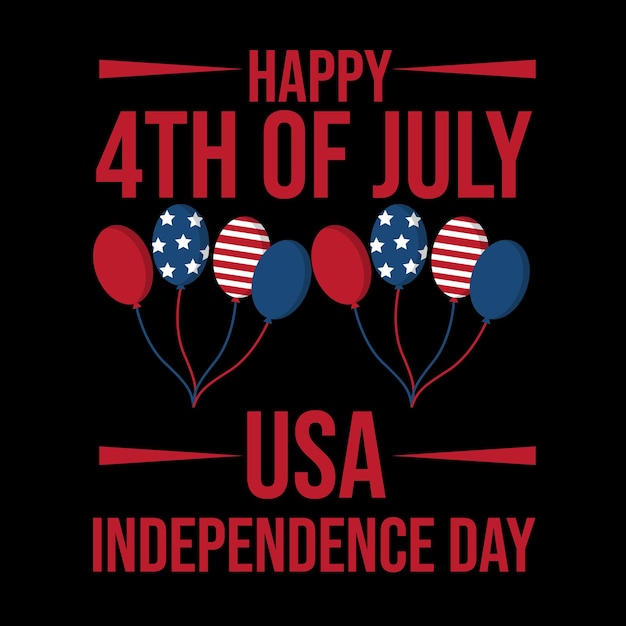 Vector usa independence day tshirt