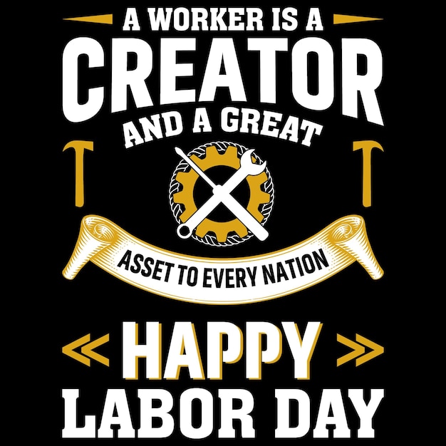 USA Labor day t shirt design templet.