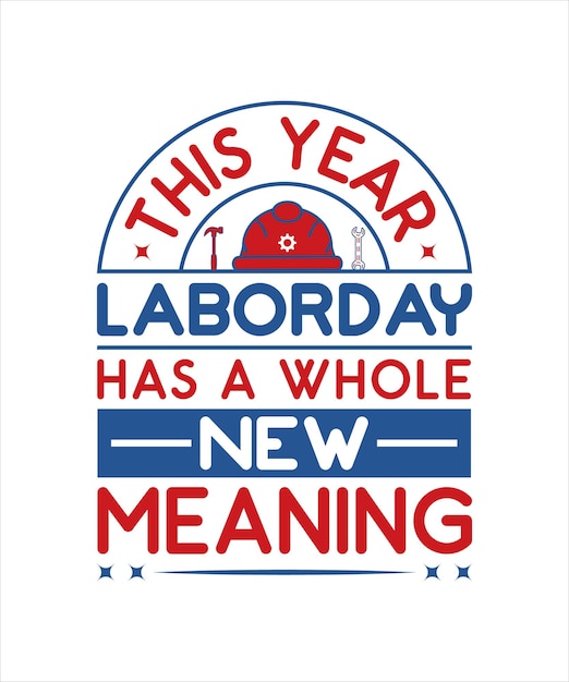 USA Labor Day T-shirtontwerp