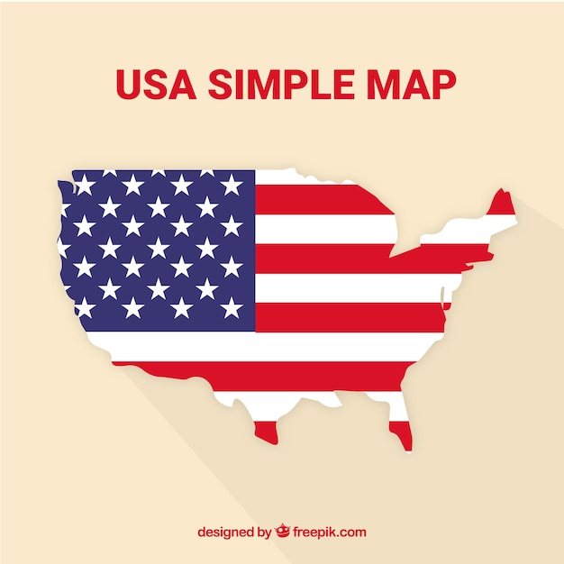Карта Usa