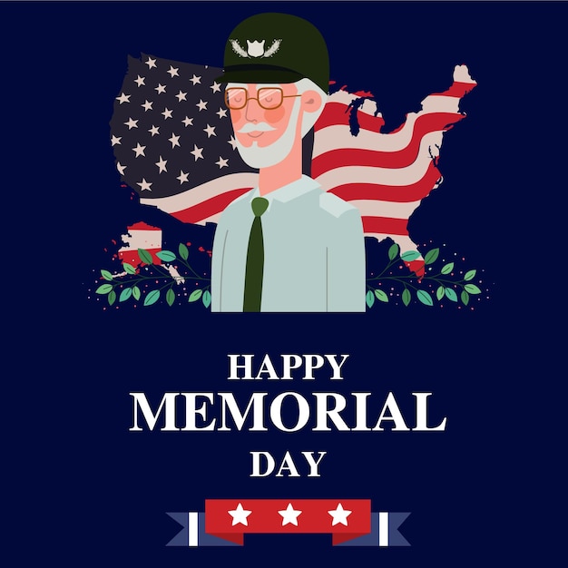 벡터 usa navy modern memorial day 인스타그램 포스트