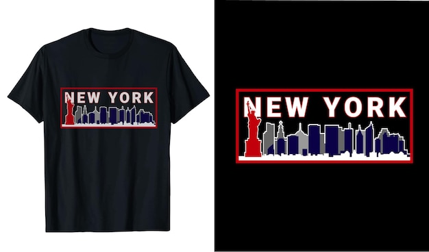 Vector usa new york unique tshirt design