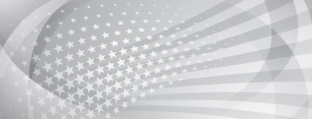 Usa onafhankelijkheidsdag abstracte achtergrond met elementen van de amerikaanse vlag in grijze kleuren