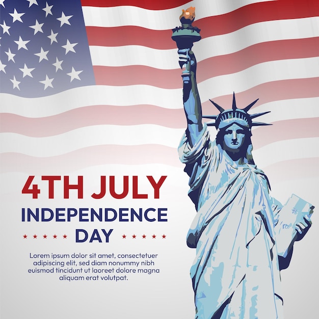 Vector usa onafhankelijkheidsdag de verenigde staten van amerika 4 juli onafhankelijkheidsdag amerikaanse vlag