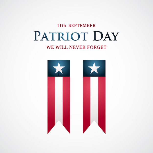 USA Patriot Day achtergrond.