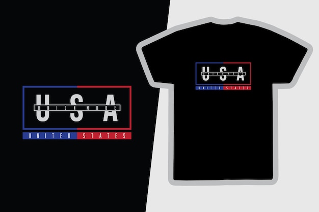 USA t-shirt and apparel design
