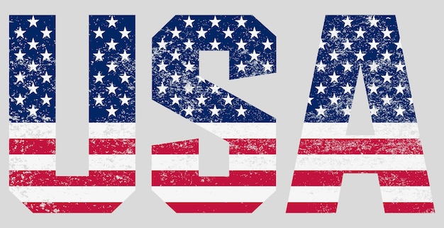 Текст сша с флагом