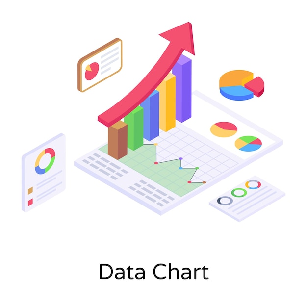 A usability testing isometric illustration