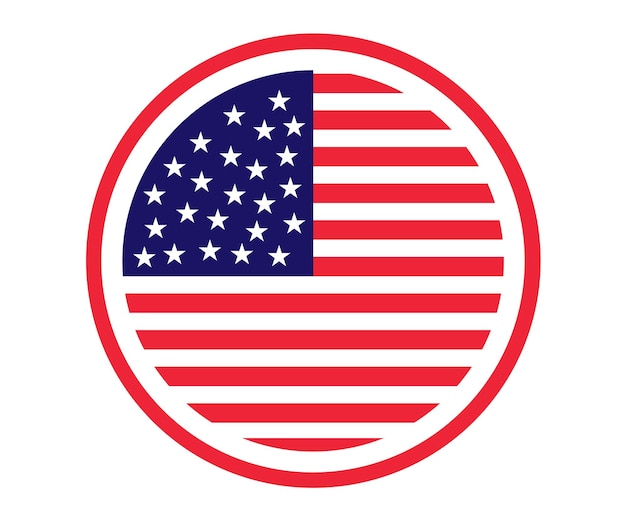 ベクトル アメリカ国旗