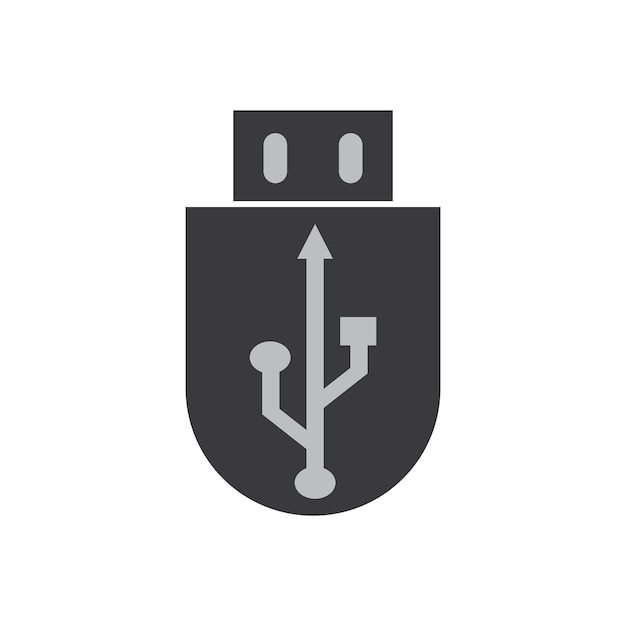Вектор Логотип передачи данных usb