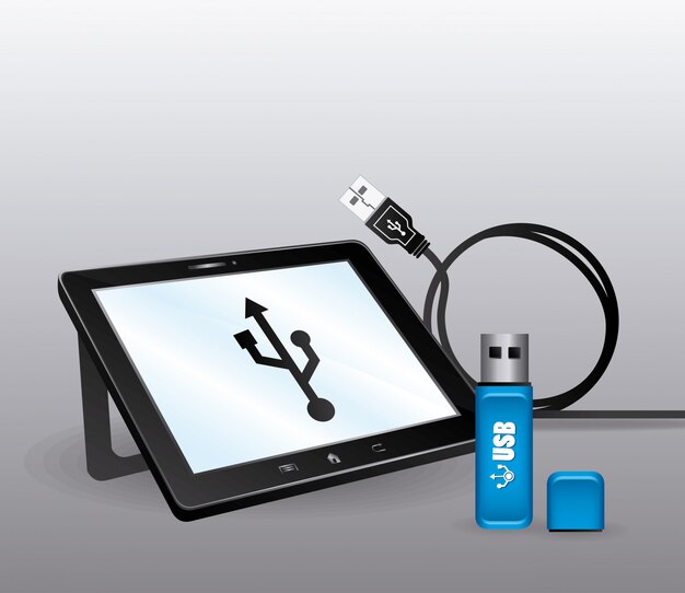 Vector usb design.