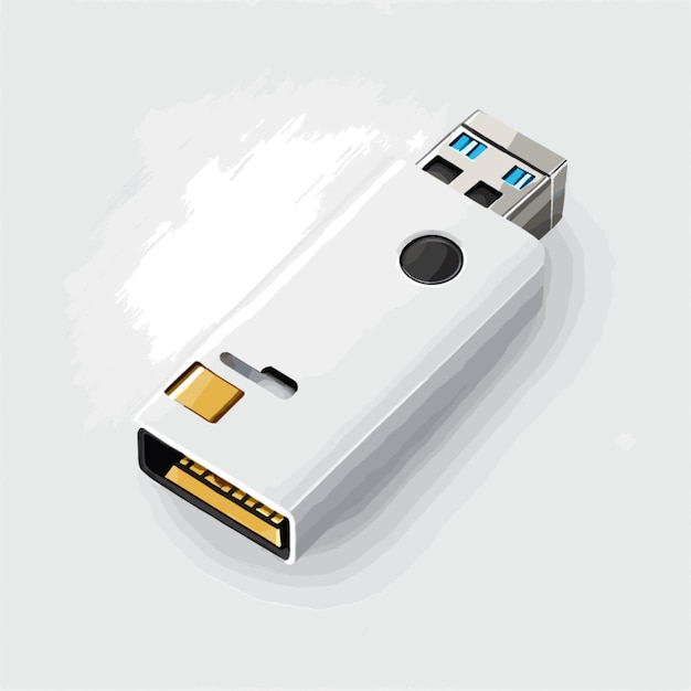 Vector usb flash drive vector