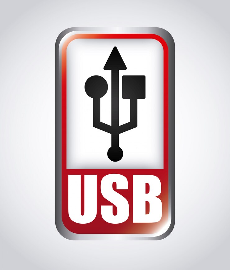 Vector usb icon design