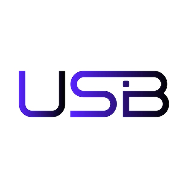 usb logo icon design technology computer electronics interface data transfer connection symbol brand