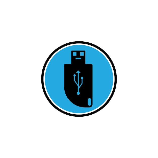 USB-logo vector symboolpictogram