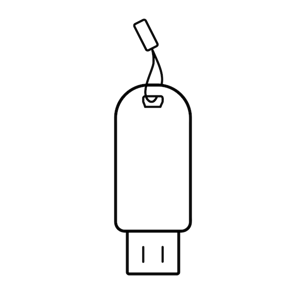 USB 메모리 드라이브 터 아이콘 기호 그래픽 고립된 표지 웹 아이콘 디자인