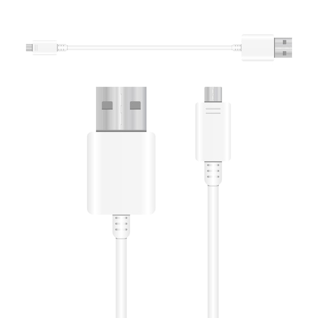 Иллюстрация микрокабеля usb