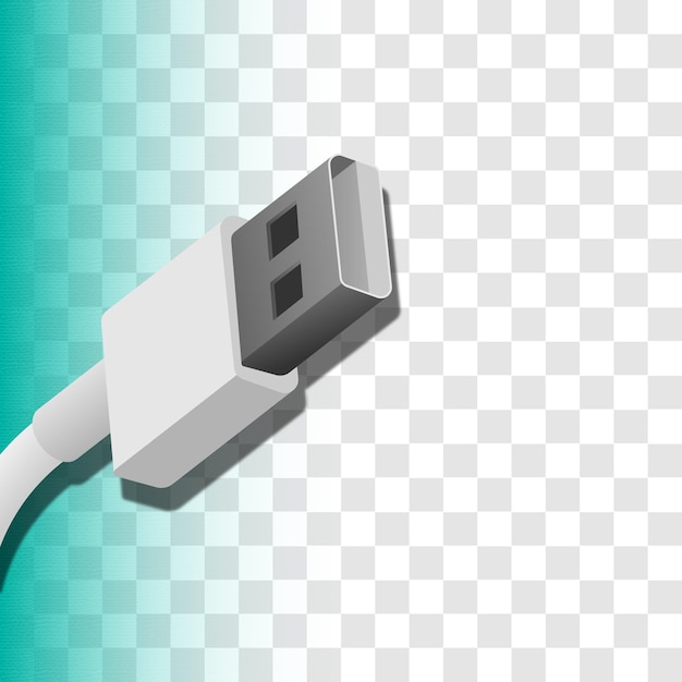 USB PLUG VECTOR