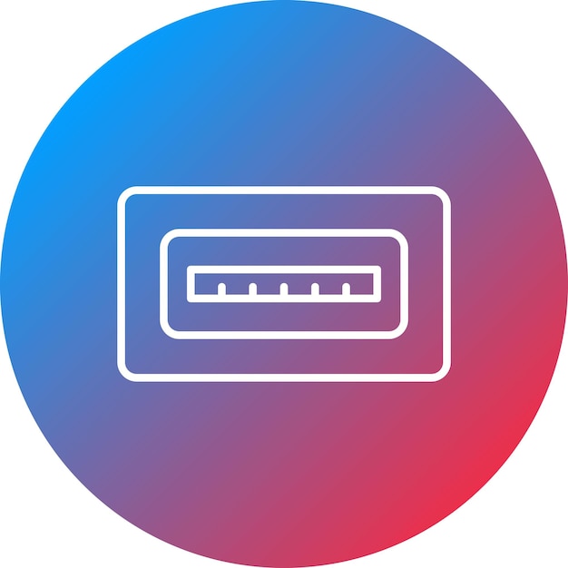 USB 포트 아이콘 터 이미지 컴퓨터 및 하드웨어에 사용할 수 있습니다