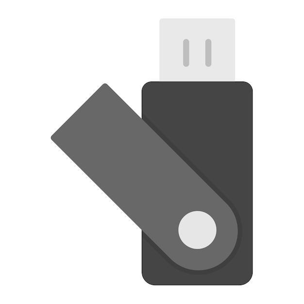 usb stick icon vector image can be used for computer and hardware