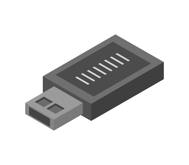 Usb updater isometric