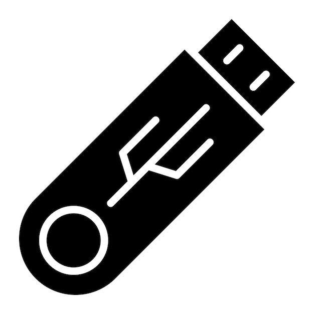 Usb vector icon design illustration