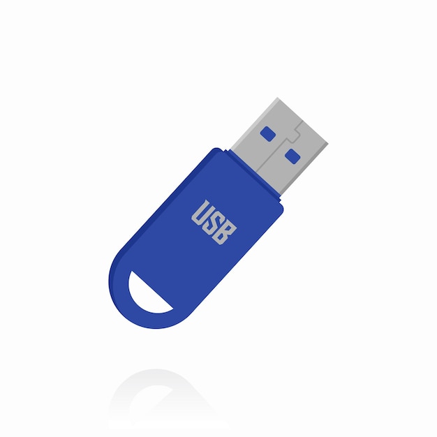 벡터 다양한 모양의 usb 벡터