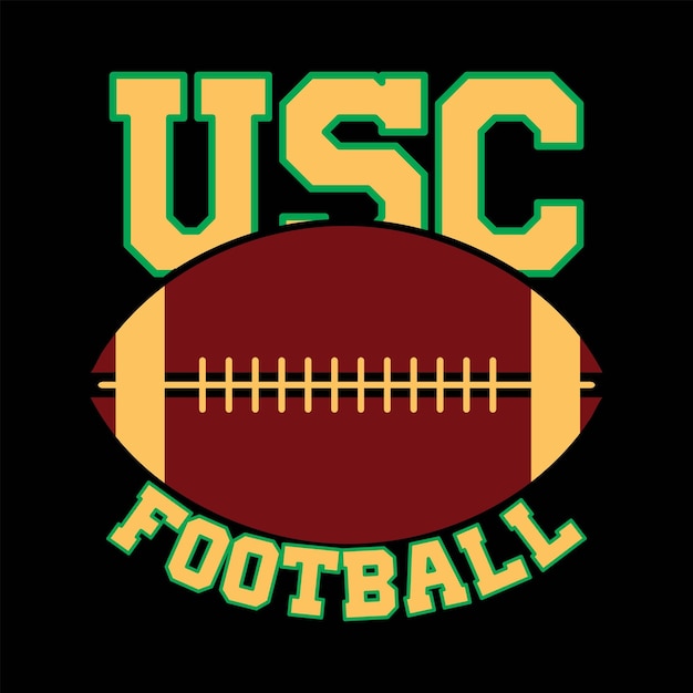 Дизайн футболки usc football