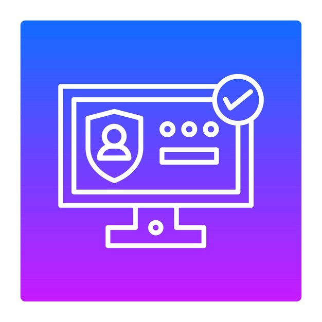 ユーザーの認証アイコン