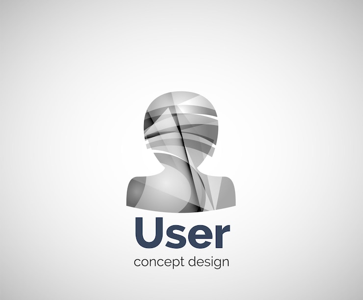 Vector user avatar logo template