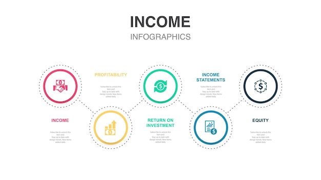 user behavior data mining cloud computing data center data integration icons infographic design template creative concept with 5 steps