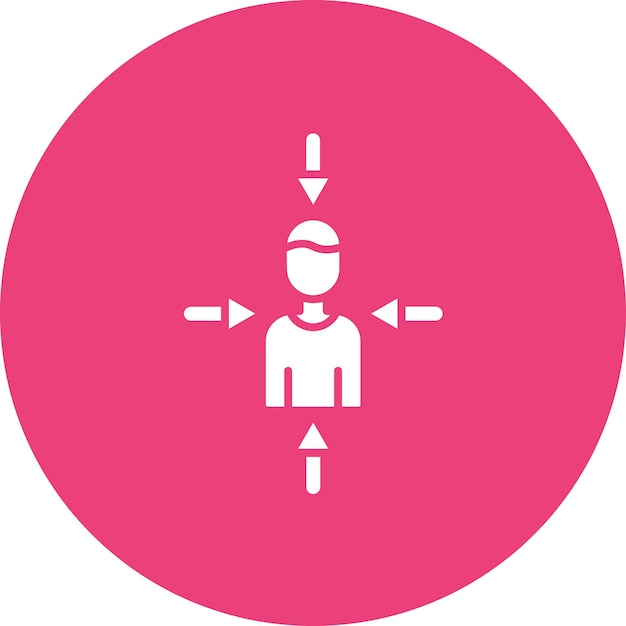 User-gecentreerde ontwerp icoon vector afbeelding Kan worden gebruikt voor UX en UI