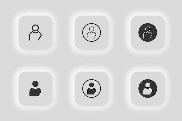 ユーザー アイコン 写真 アカウント イラスト シンボル 管理者 ベクトル