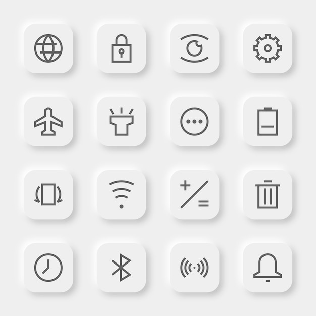 User Interface Icons Set