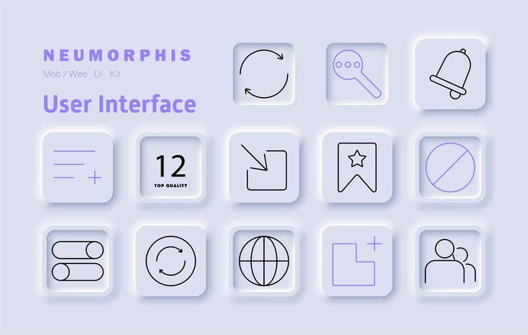 Vector 사용자 인터페이스 설정 아이콘: 검색 알림을 신, 북마크 설정, 접근성, 글로벌 연결 사용자 정의, 커뮤니케이션 상호 작용, ui 최적화