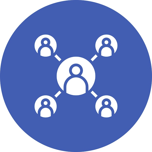 User Networking vector icoon illustratie van SEO en SEM iconset