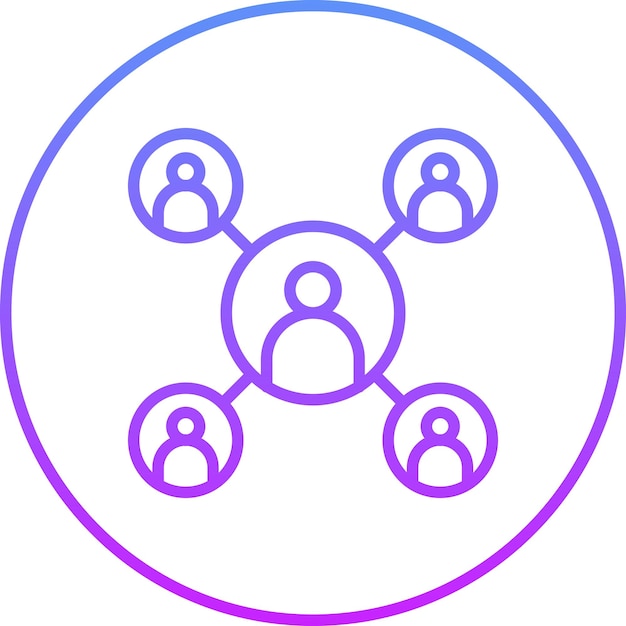 User Networking vector icoon illustratie van SEO en SEM iconset