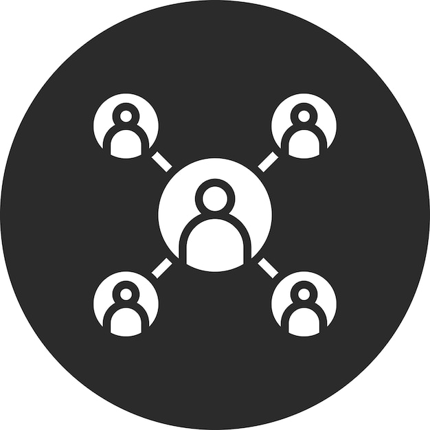 User Networking vector icoon illustratie van SEO en SEM iconset