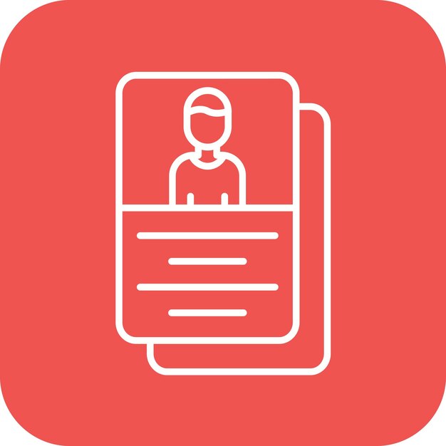 User Persona icoon vector afbeelding Kan worden gebruikt voor UX en UI