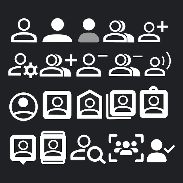 Vector users icon vector