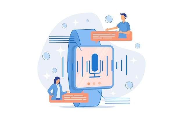 ベクトル スマートウォッチで音声を翻訳するユーザー デジタル翻訳機 携帯用電子言語翻訳機