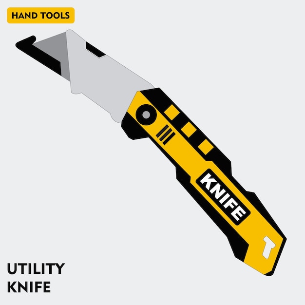 Utility Knife aka Cutter vectorillustratie