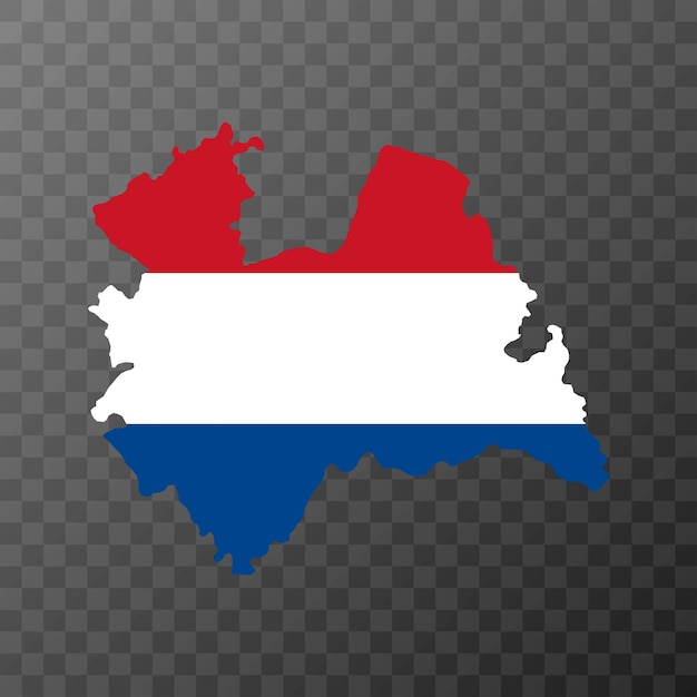 Утрехтская провинция Нидерландов Векторная иллюстрация