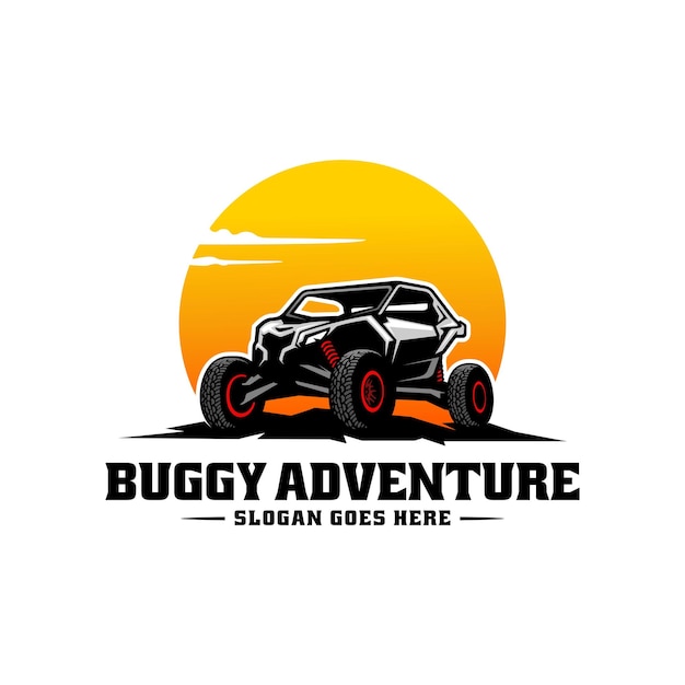 Utv - atv buggy voertuig illustratie logo vector