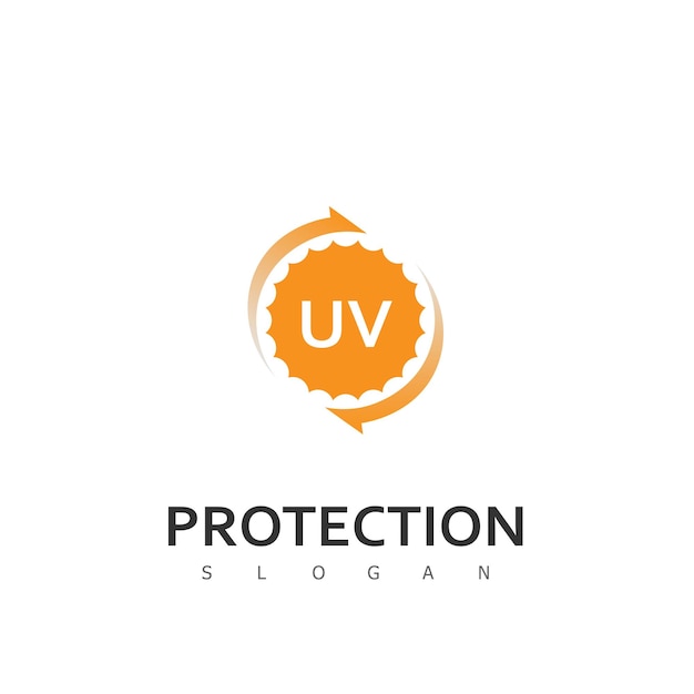 Uv logo ultraviolet icon design