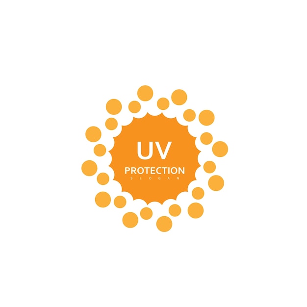 Uv logo ultraviolet icoon ontwerp