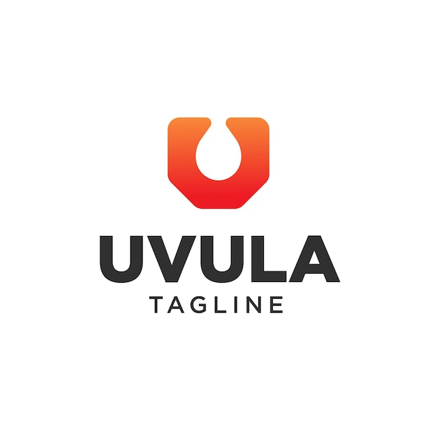 Uvula Logo Icon Design Vector Template